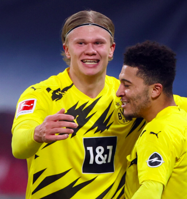  哈兰德双响助多特逆转战胜莱比锡红牛